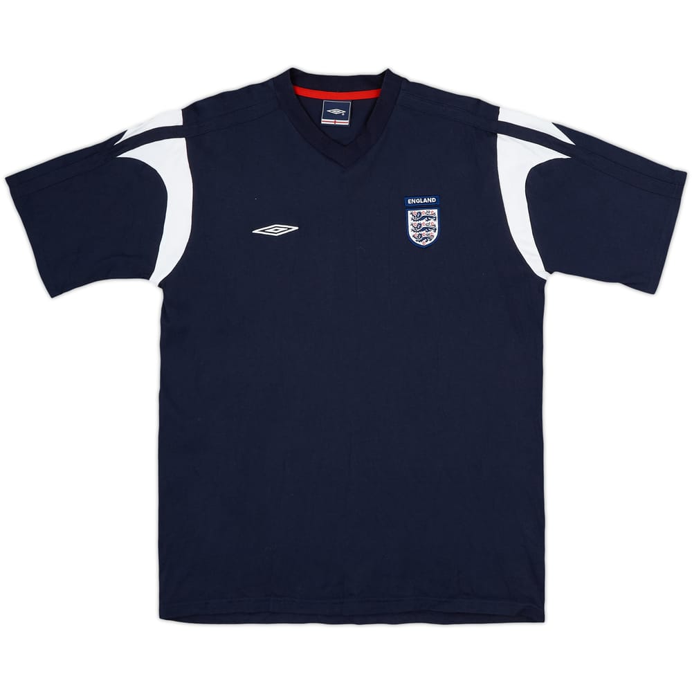 2005-06 England Umbro Cotton Tee - 8/10 - (L)