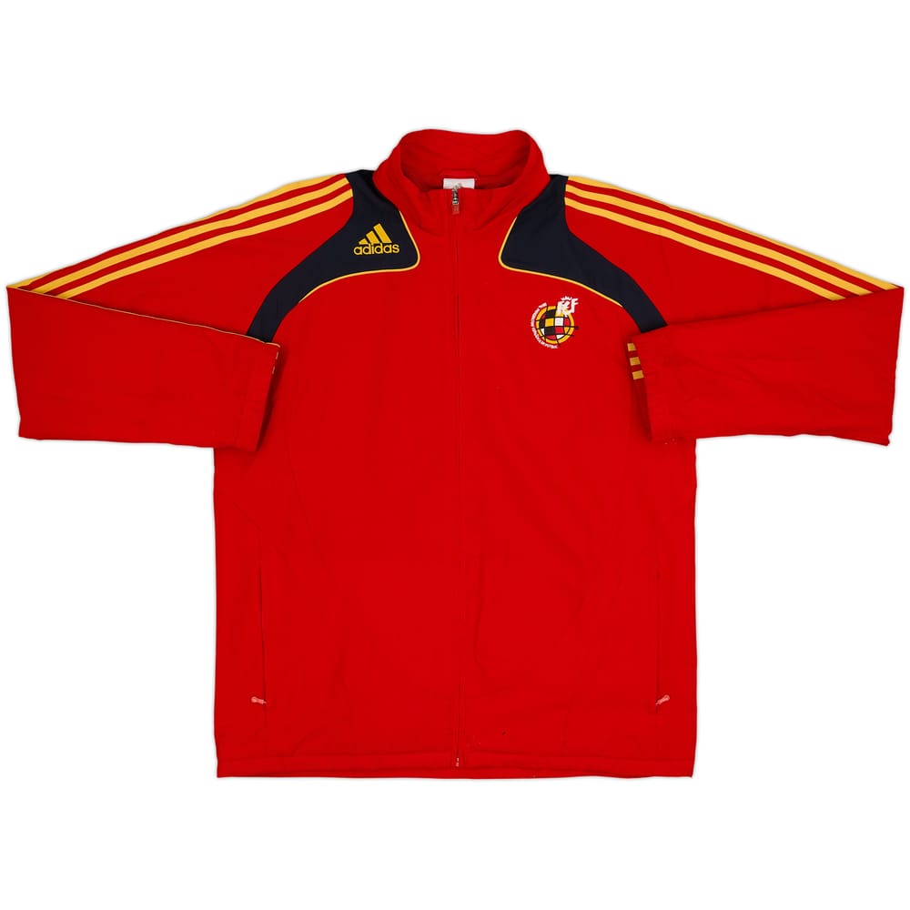 2008-09 Spain adidas Track Jacket - 7/10 - (L/XL)