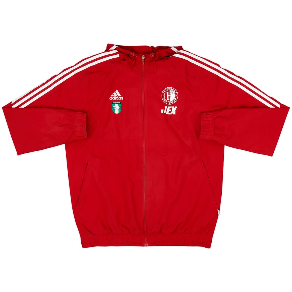 2022-23 Feyenoord adidas Hooded Track Jacket - 8/10 - (L)