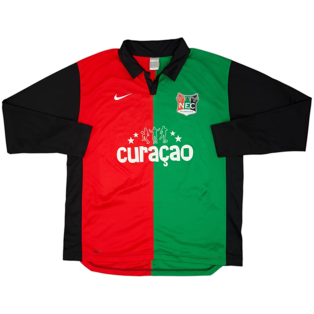 2008-10 NEC Nijmegen Home L/S Shirt #19 - 8/10 - (XXL)