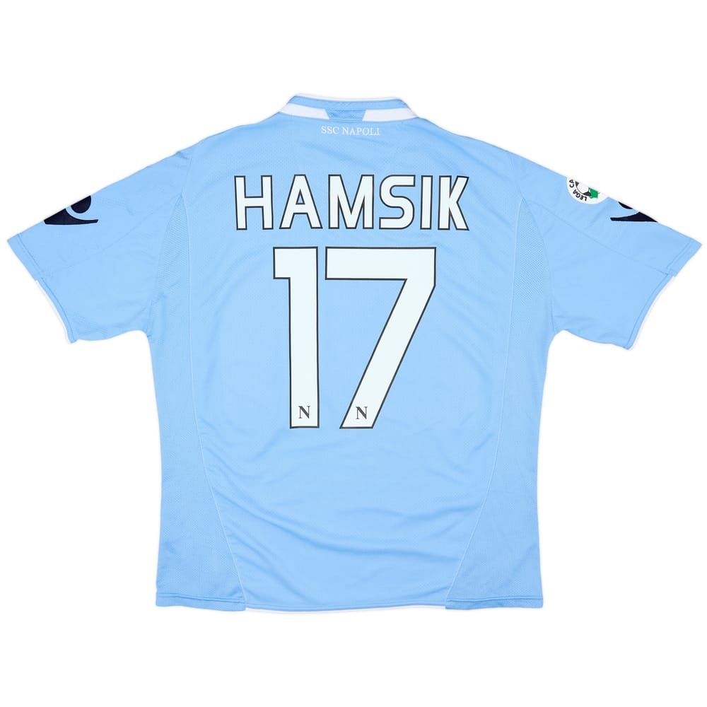 2009-10 Napoli Home Shirt Hamsik #17 - 7/10 - (M)