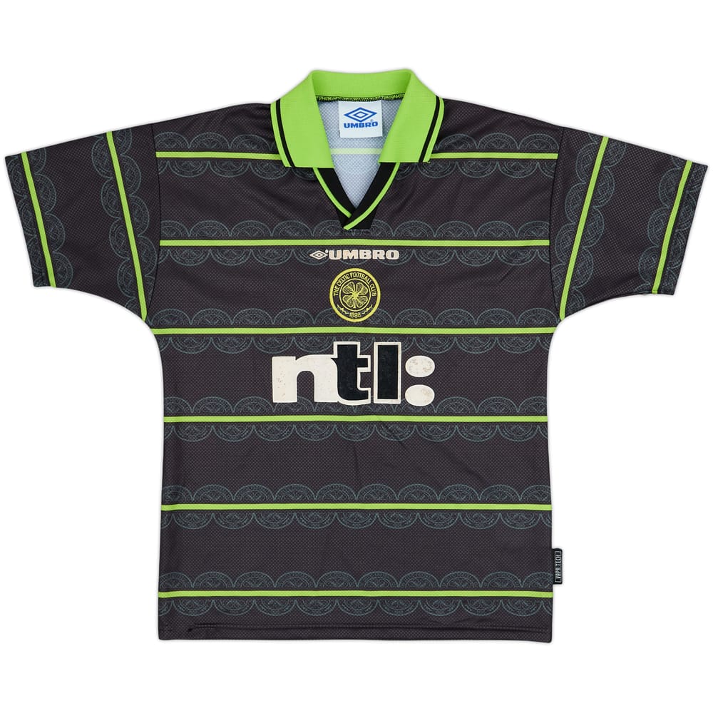 1999-00 Celtic Away Shirt - 7/10 - (L.Boys)