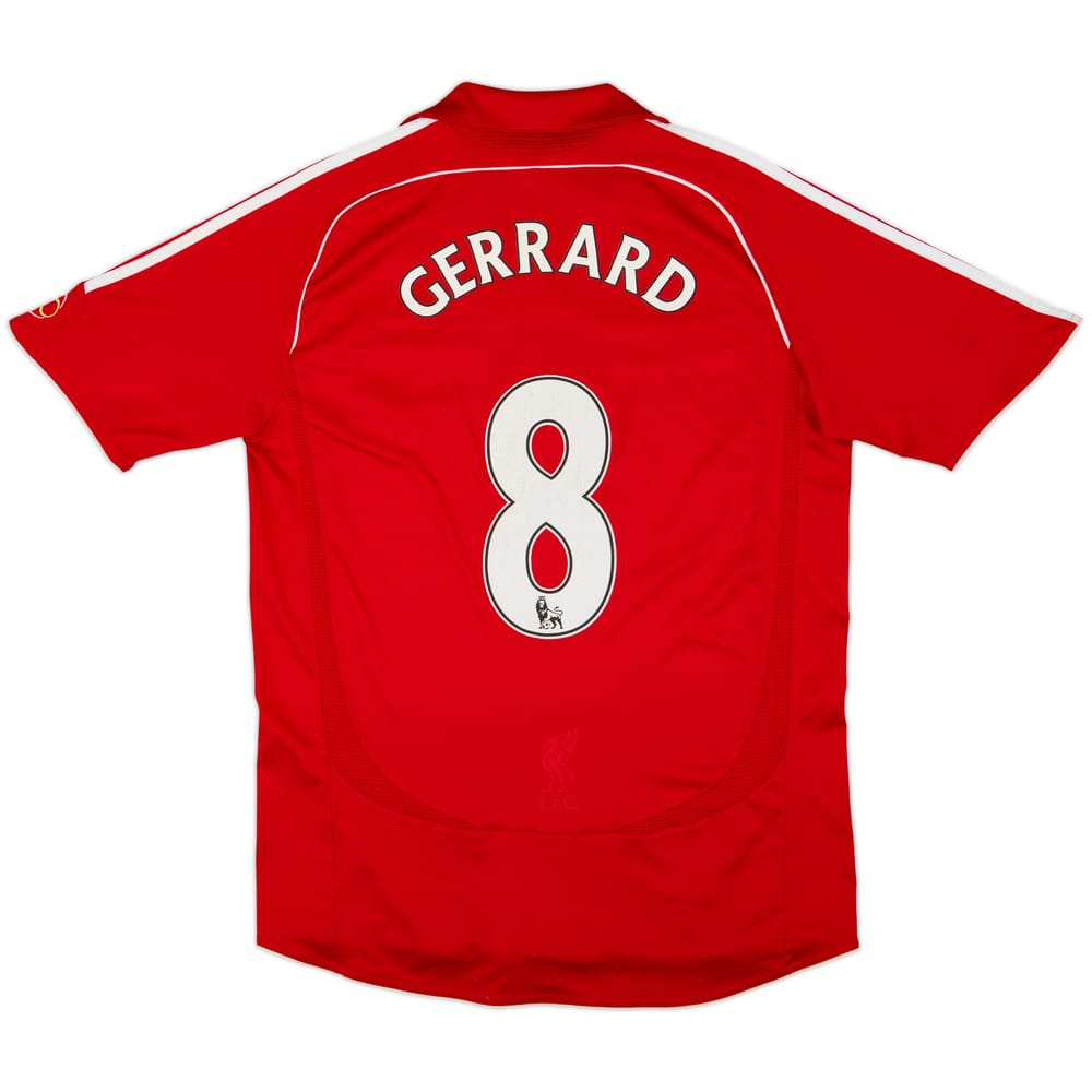2006-08 Liverpool Local Camiseta Gerrard #8 - 4/10 - (M)