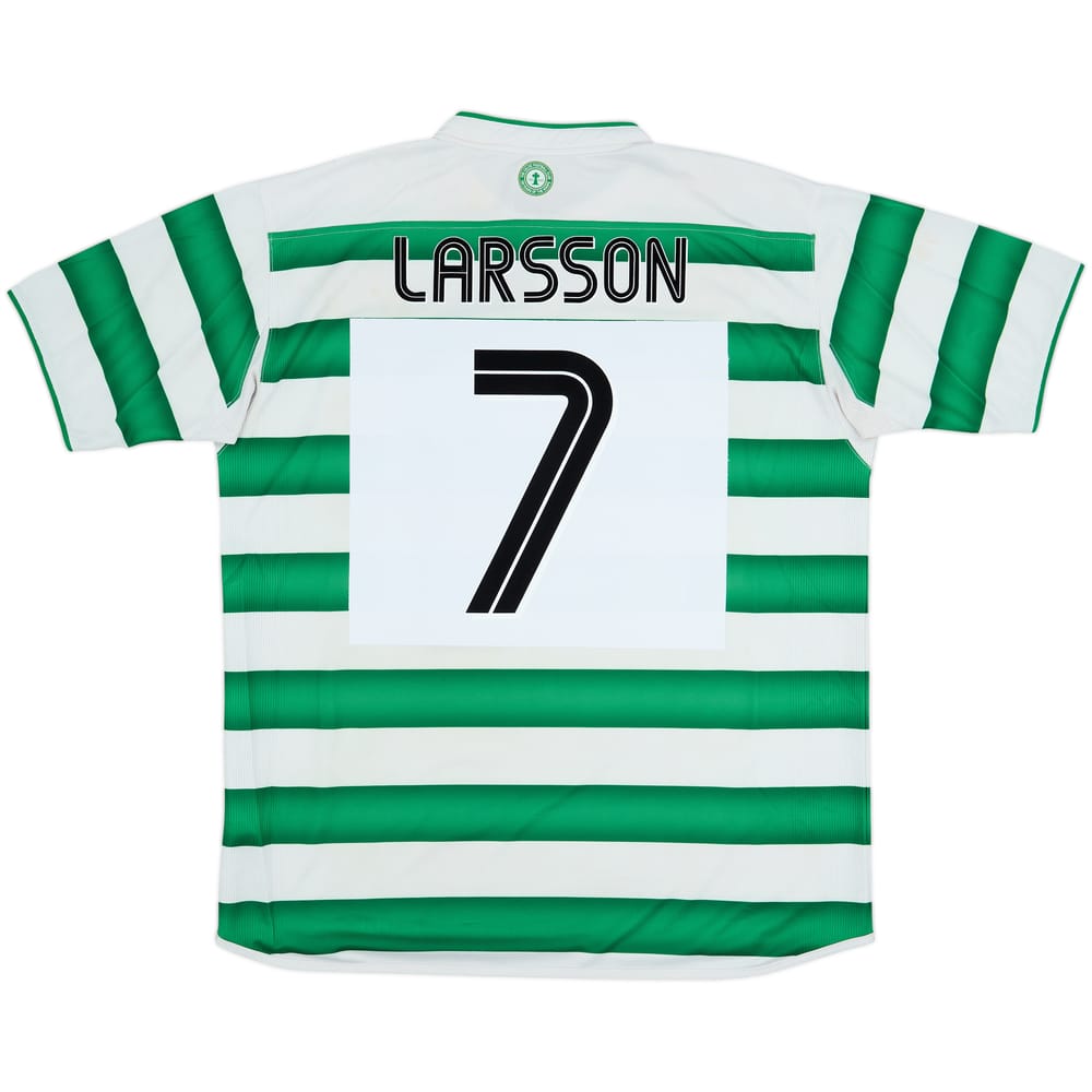 2003-04 Celtic Home Shirt Larsson #7 - 5/10 - (XL)