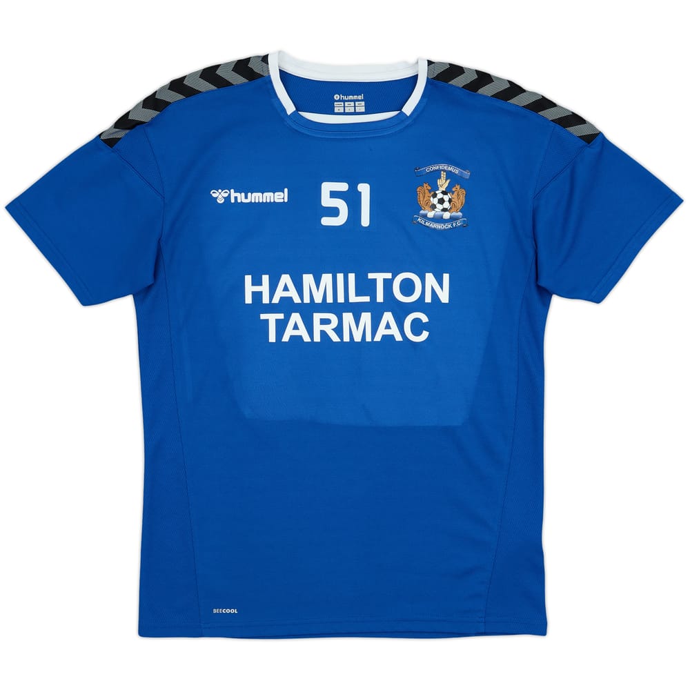 2019-20 Kilmarnock Hummel Player Issue Training Shirt #51 - 9/10 - (M)