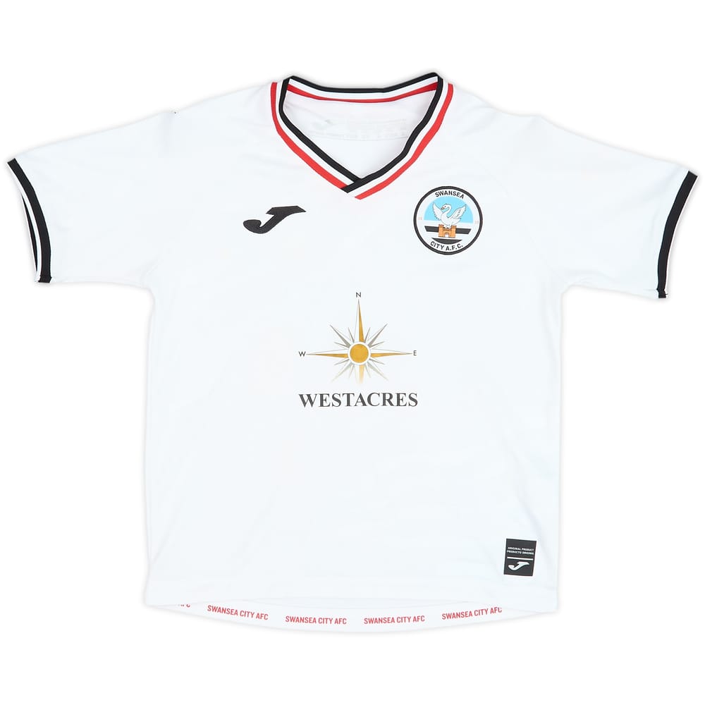2022-23 Swansea Home Shirt - 6/10 - (3-4 Years)