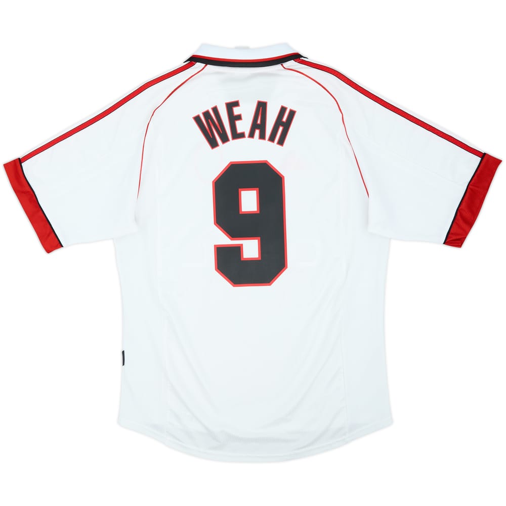 1998-99 AC Milan Away Shirt Weah #9 - 8/10 - (M)