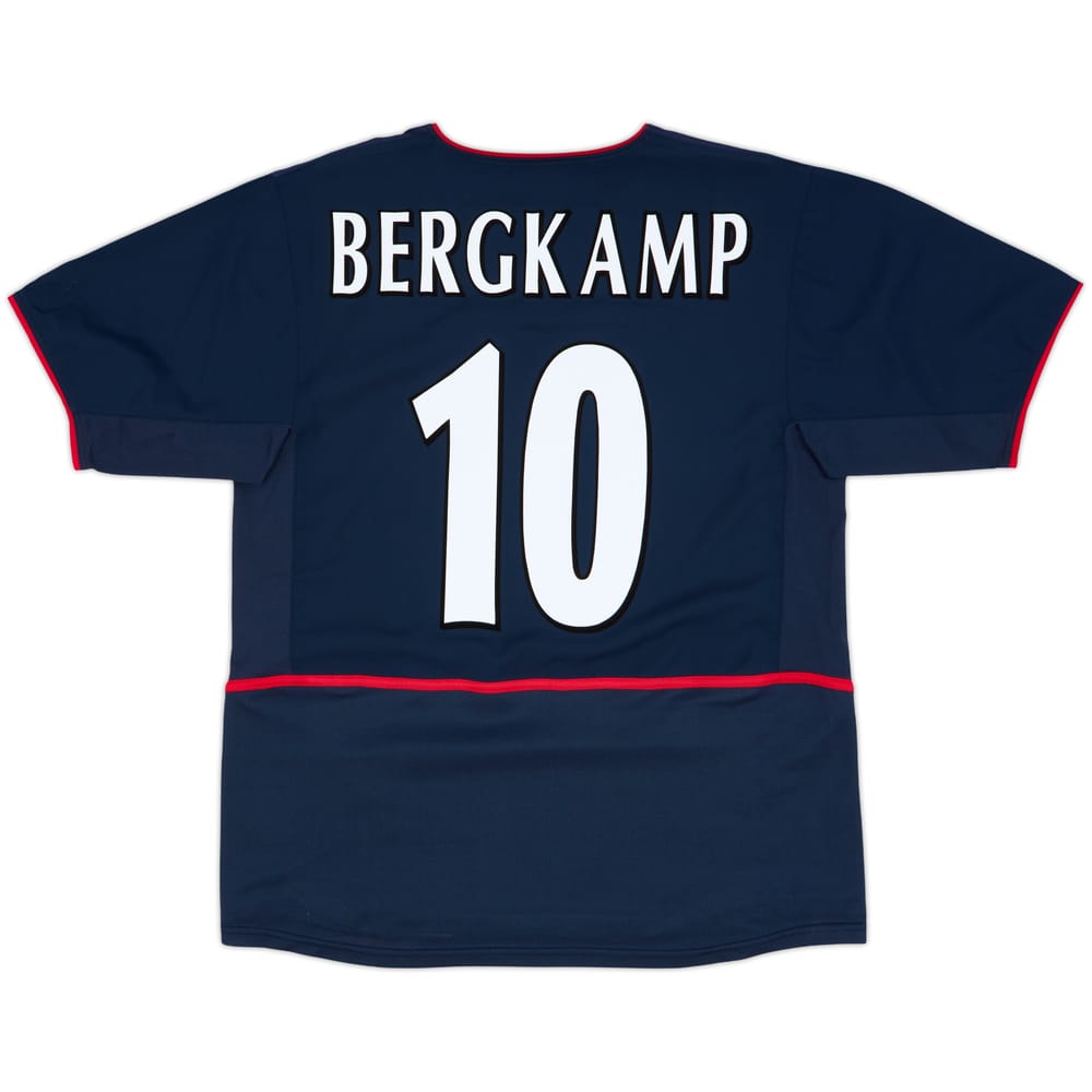 2002-04 Arsenal Away Shirt Bergkamp #10 - 8/10 - (M)