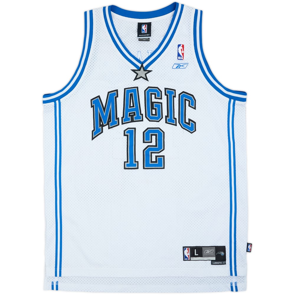 2004-06 Orlando Magic Howard #12 Reebok Swingman Home Jersey - 8/10 - (L)