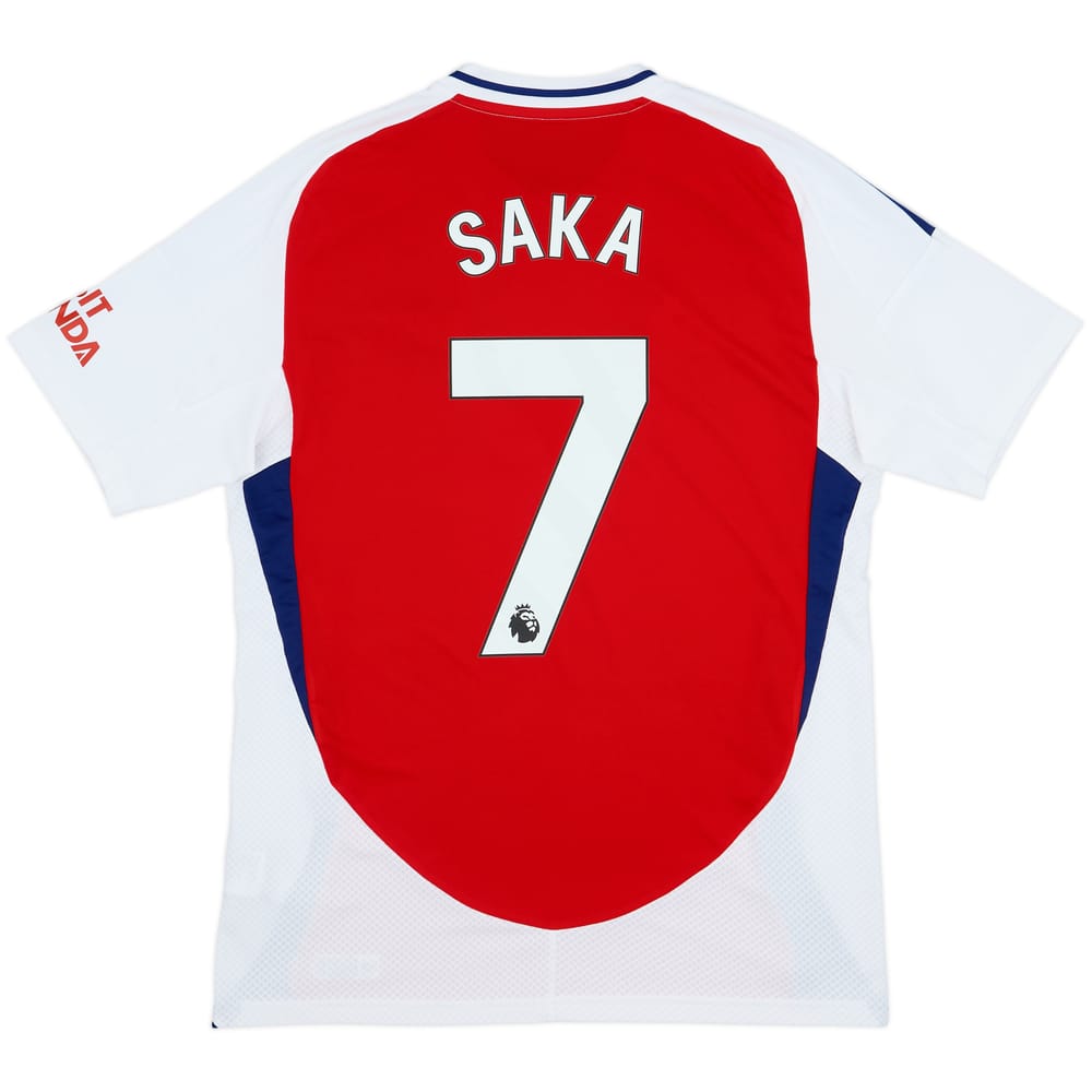 2024-25 Arsenal Home Shirt Saka #7 - 8/10 - (M)
