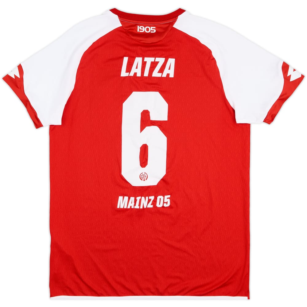 2017-18 FSV Mainz Home Shirt Latza #6 - 6/10 - (M)