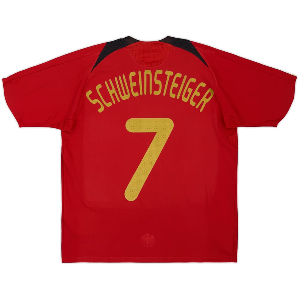 2008-09 Germany Away Shirt Schweinsteiger #7 - 8/10 - (XL.Boys)