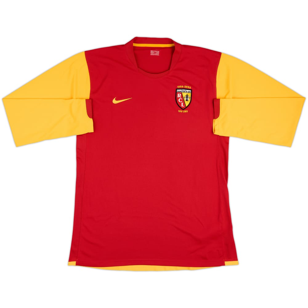 2006-07 Lens Player Issue Centenary Home L/S Shirt - 8/10 - (L)