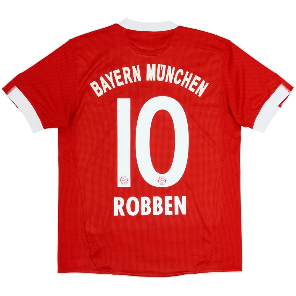 2009-10 Bayern Múnich Camiseta Local Robben #10 - 8/10 - (XL.Niños)