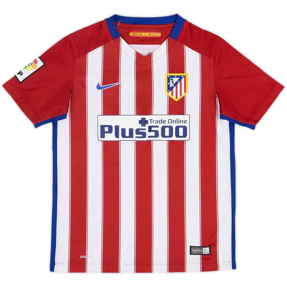 2015-16 Atletico Madrid Home Shirt - 7/10 - (M.Boys)