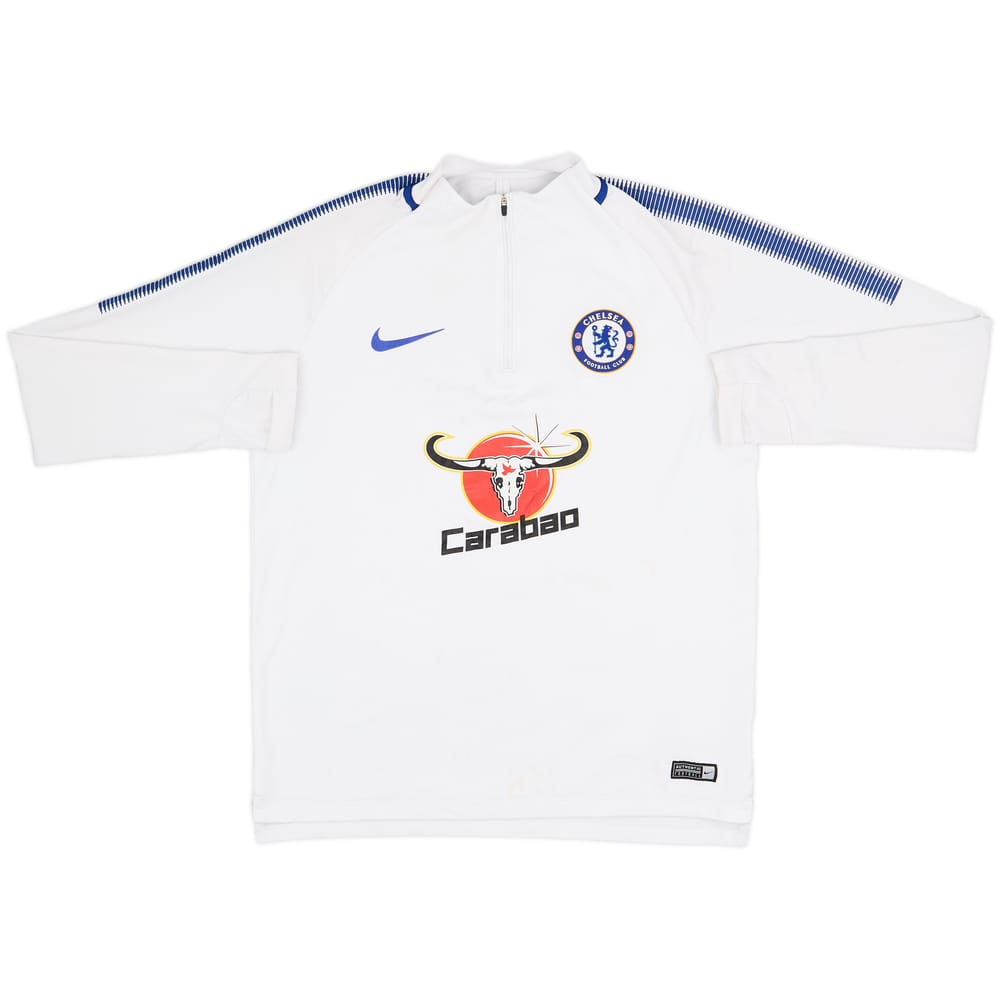2017-18 Chelsea Nike 1/4 Zip Training Top - 5/10 - (M)