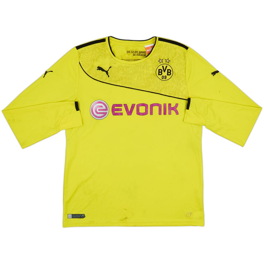 2013-14 Borussia Dortmund Winter Home L/S Shirt - 5/10 - (L)