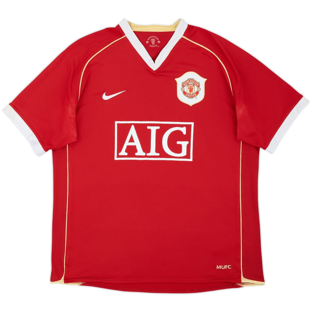 2006-07 Manchester United Home Shirt - 4/10 - (L)