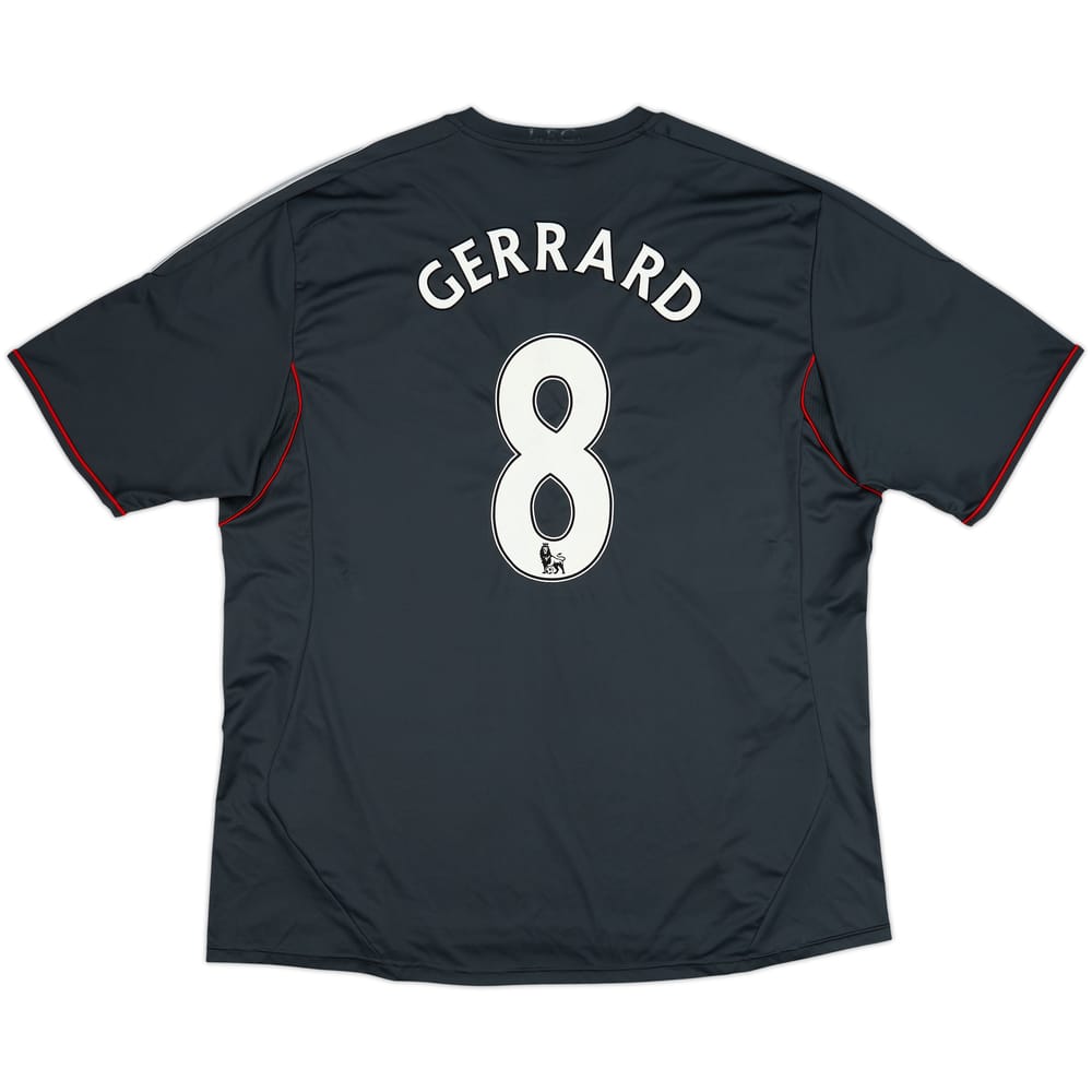 2011-12 Liverpool Away Shirt Gerrard #8 - 7/10 - (3XL)