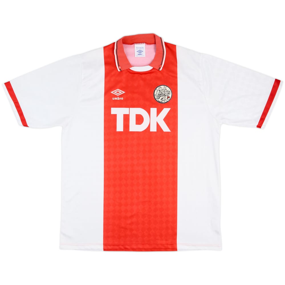 1989-91 Ajax Home Shirt - 8/10 - (L)
