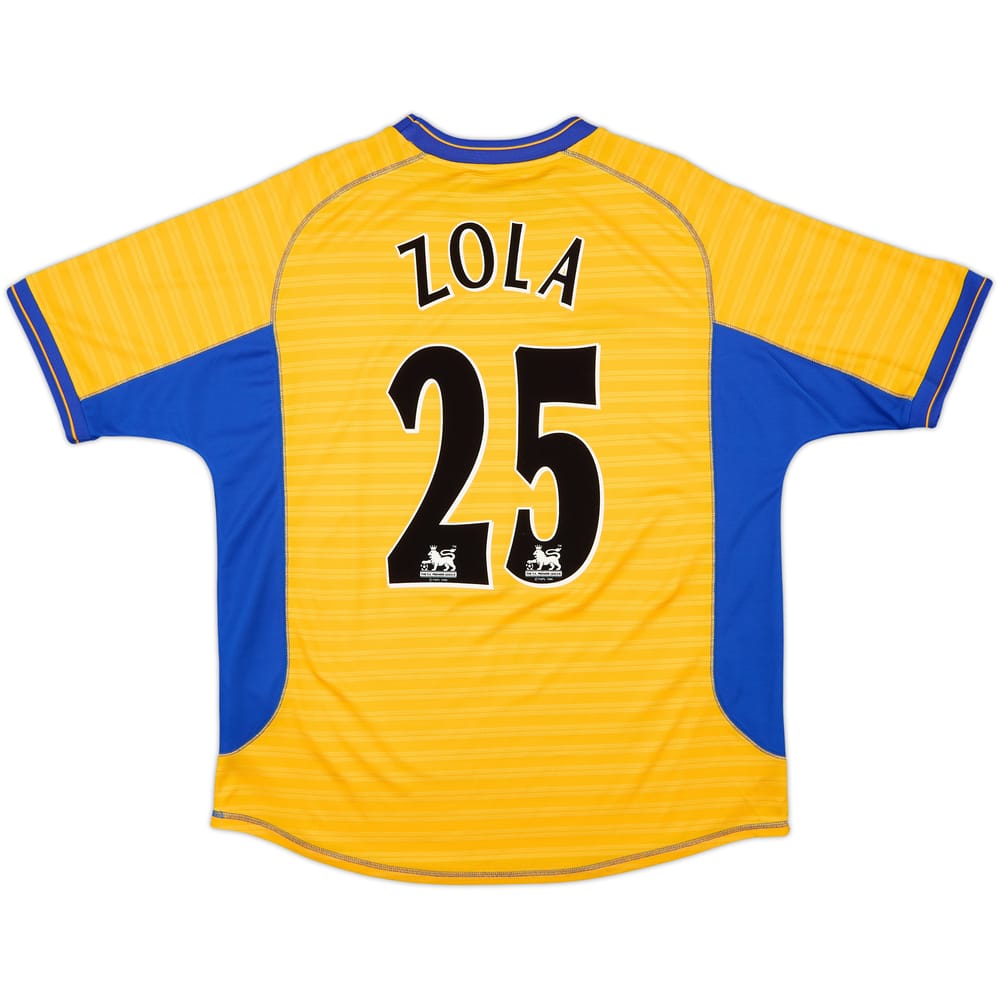 2000-01 Chelsea Away Shirt Zola #25 - 8/10 - (XL)