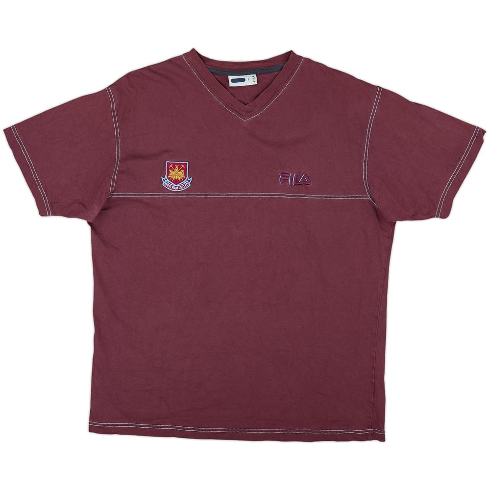 1999-00 West Ham Fila Leisure Shirt - 9/10 - (L)