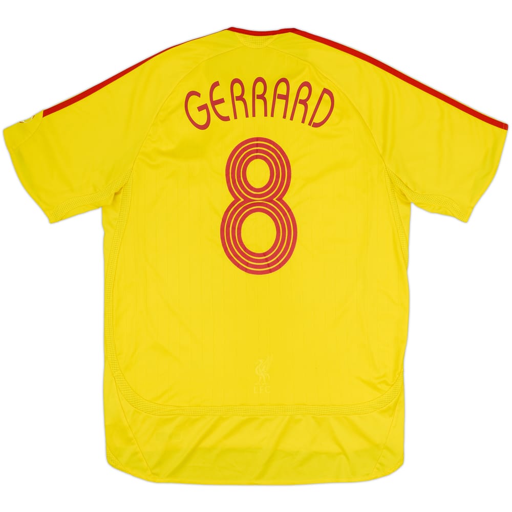 2006-07 Liverpool Away Shirt Gerrard #8 - 7/10 - (L)