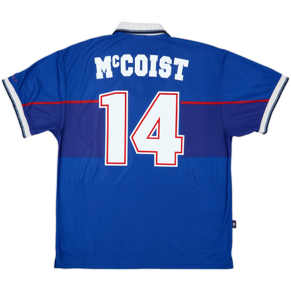 1997-99 Rangers Home Shirt McCoist #14 - 8/10 - (XL)