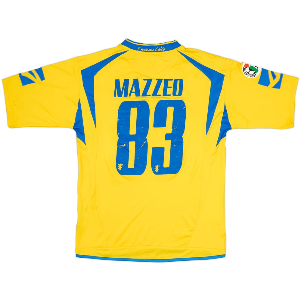 2009-10 Frosinone Match Issue Home Shirt Mazzeo #83