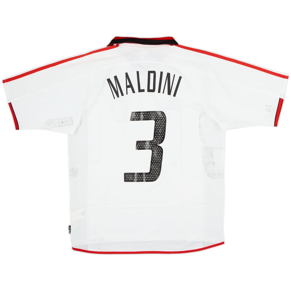 2003-04 AC Milan Away Shirt Maldini #3 - 4/10 - (M)