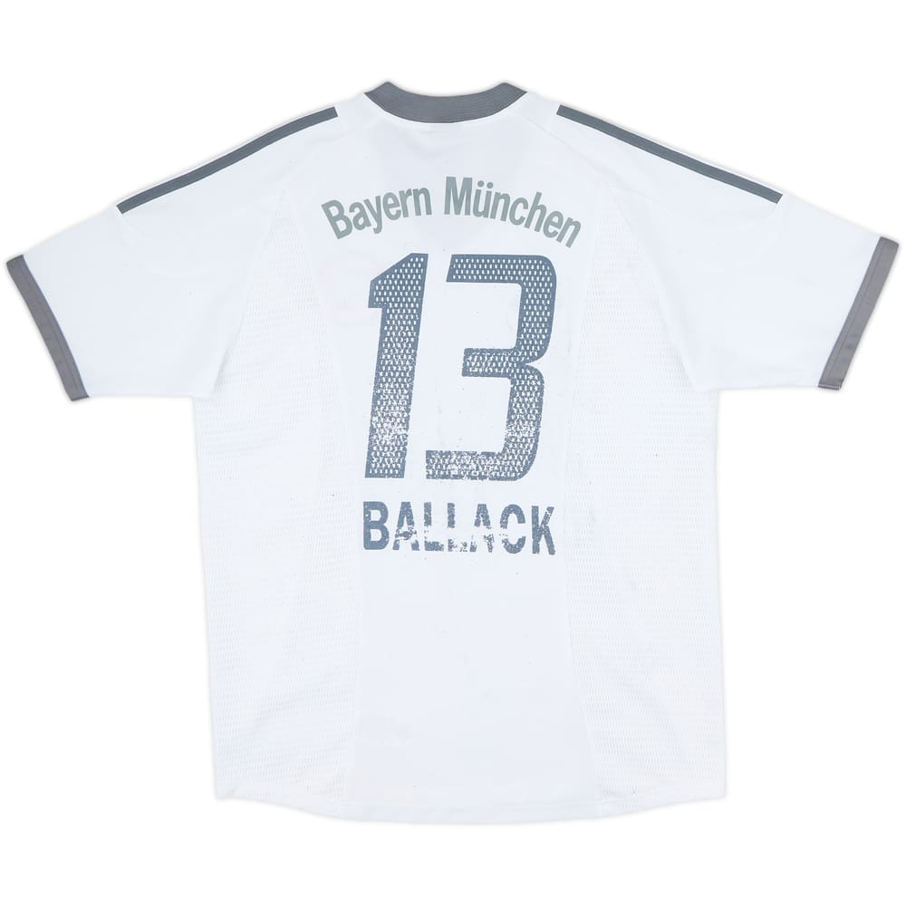 2002-03 Bayern Munich Visitante Camiseta Ballack #13 - 4/10 - (XL.Boys)
