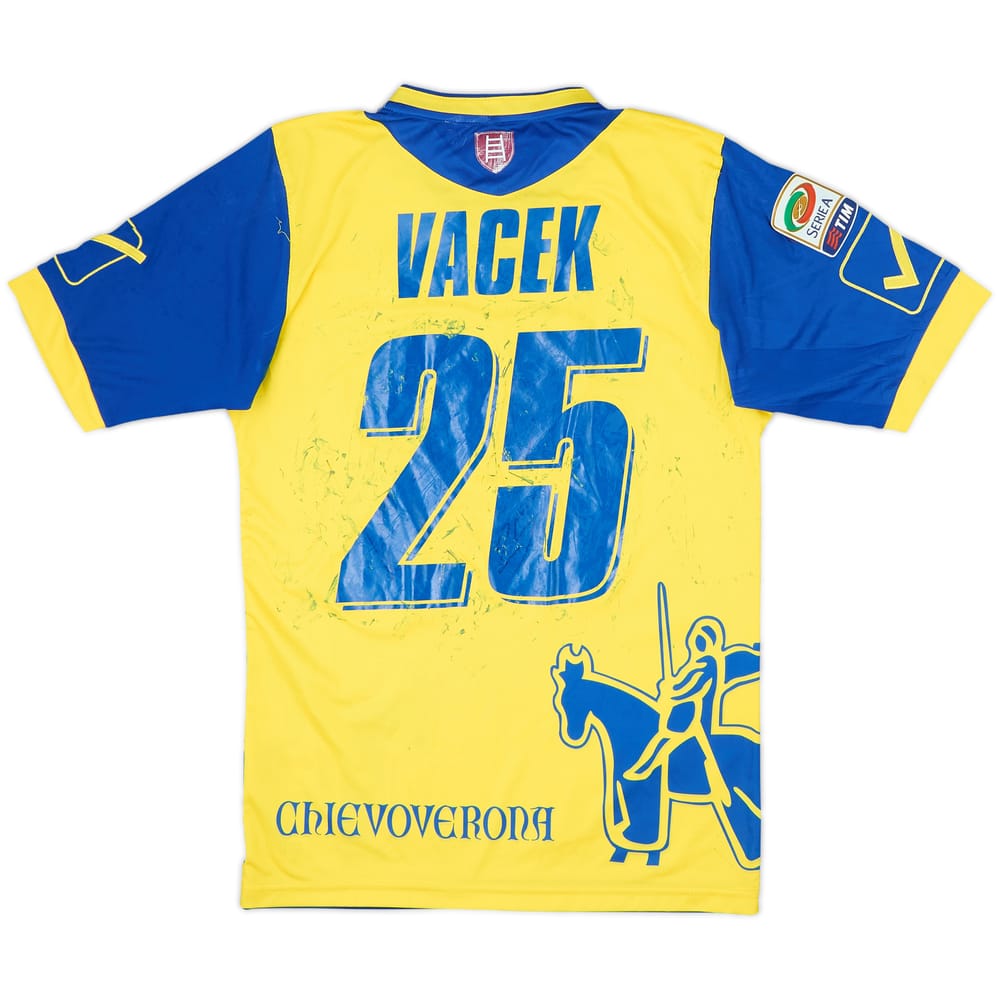 2011-12 Chievo Verona Home Shirt Vacek #25 - 4/10 - (L)