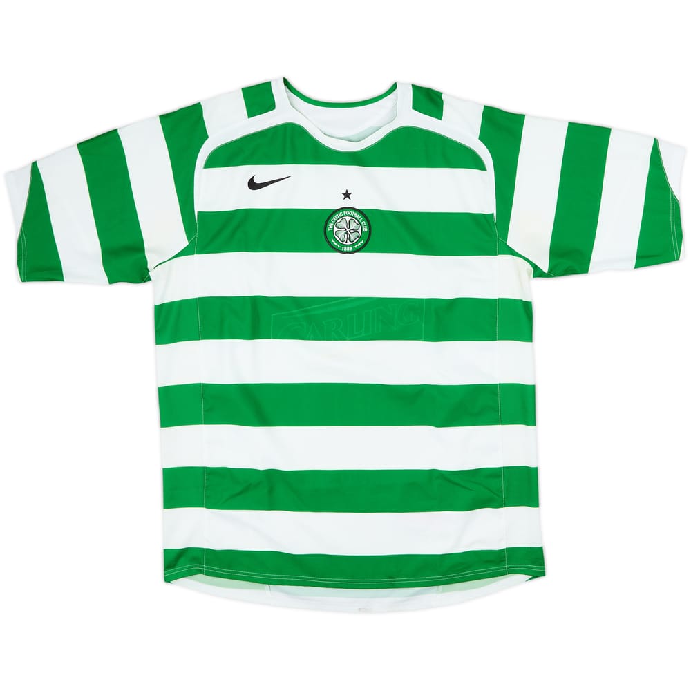 2005-07 Celtic Home Shirt - 4/10 - (L)