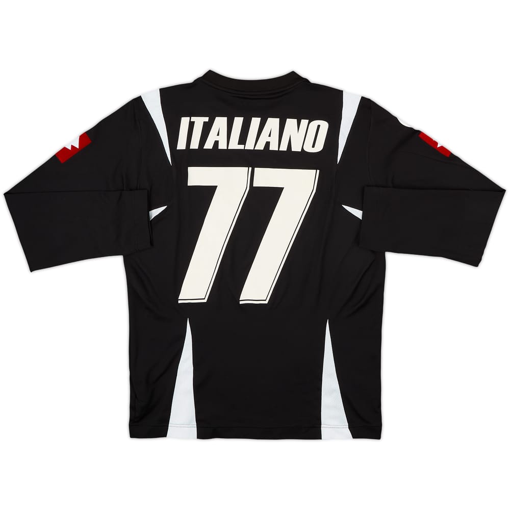 2010-11 Padova Match Issue Away L/S Shirt Italiano #77