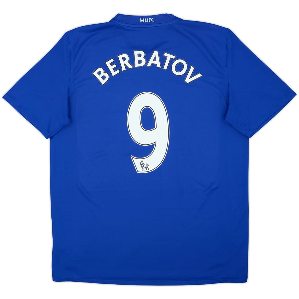 2008-09 Manchester United Third Shirt Berbatov #9 - 6/10 - (L)
