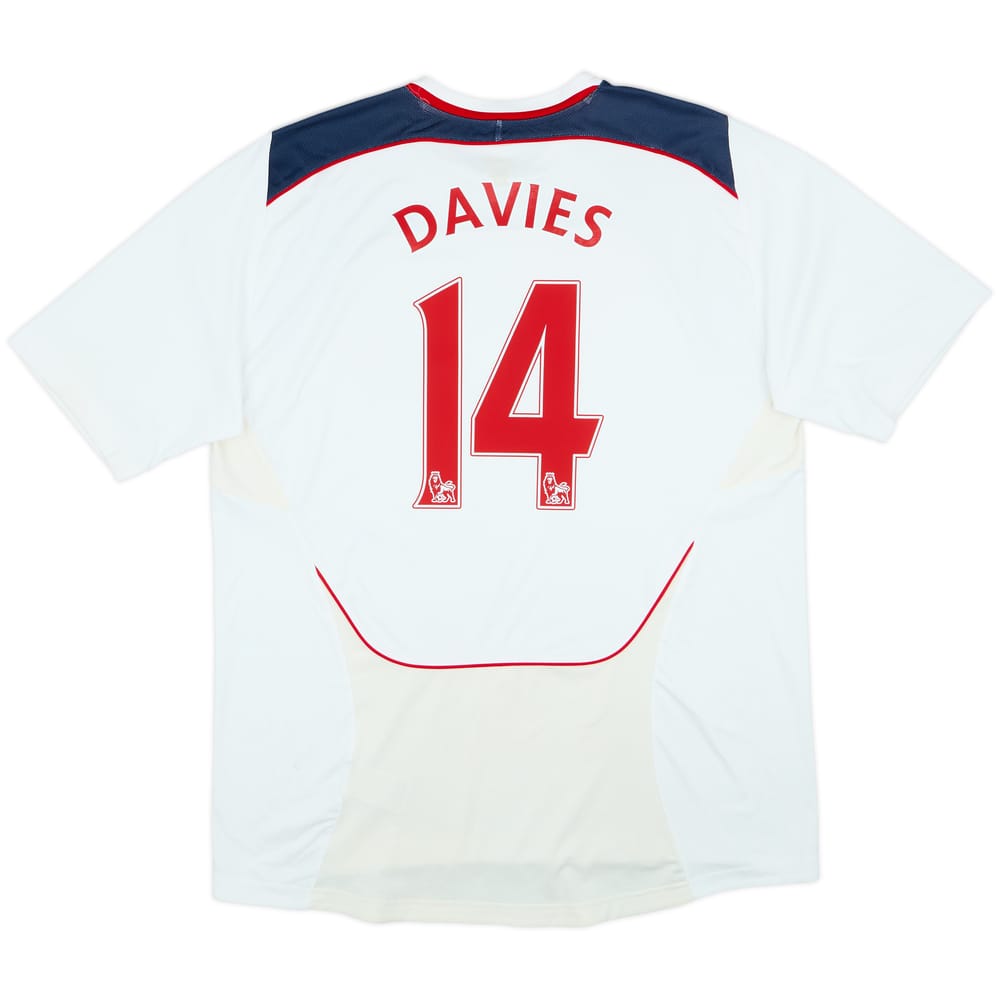 2008-09 Bolton Home Shirt Davies #14 - 6/10 - (XL)