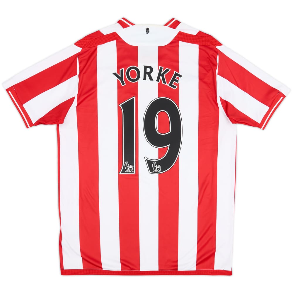 2009-10 Sunderland Home Shirt Yorke #19 - 6/10 - (M)