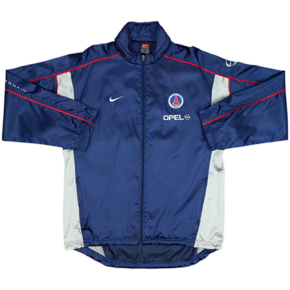 2001-02 Paris Saint-Germain Nike Hooded Track Jacket - 6/10 - (M)