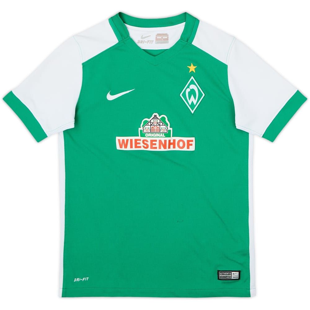 2015-16 Werder Bremen Home Shirt - 8/10 - (M.Boys)