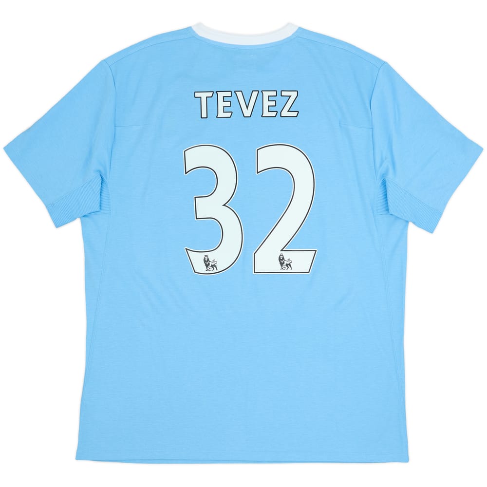 2009-10 Manchester City Home Shirt Tevez #32 (L)
