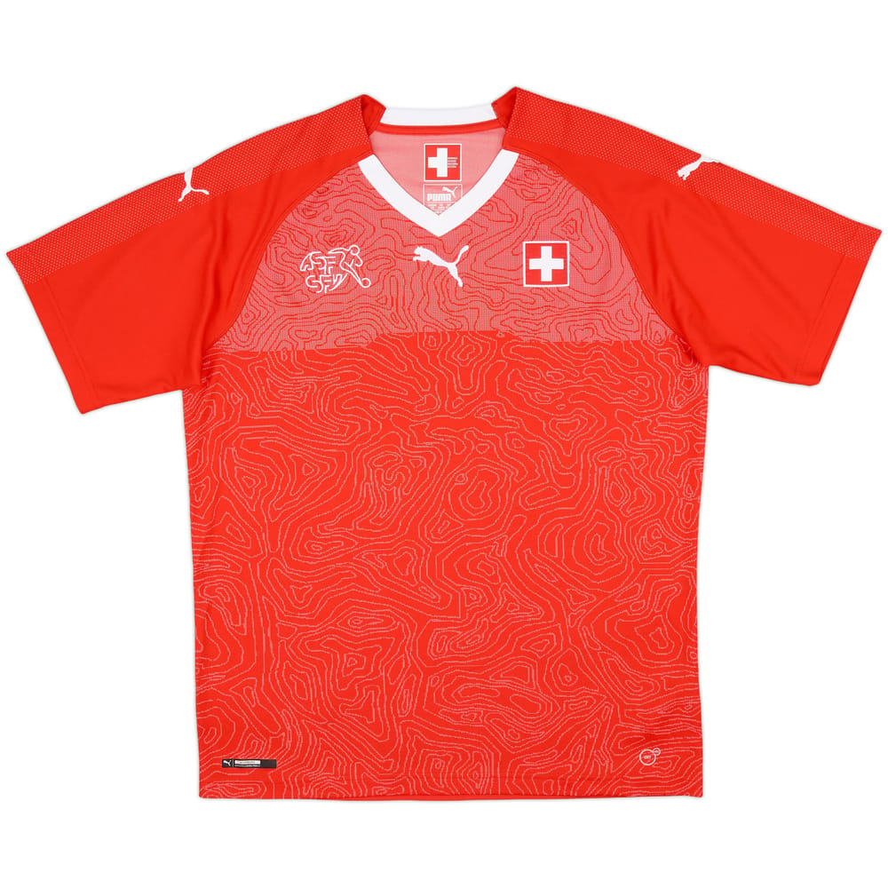 2018-20 Switzerland Home Shirt - 9/10 - (L)