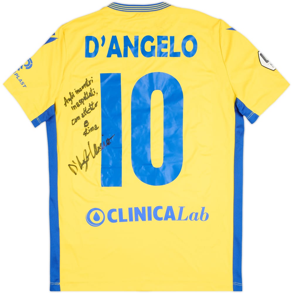 2019-20 Fermana Signed Match Issue Home Shirt D'Angelo #10