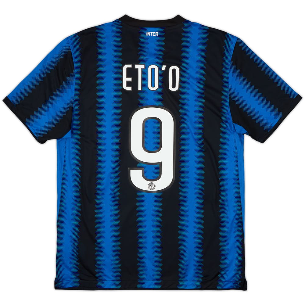 2010-11 Inter Milan Camiseta Local Eto'o #9 - 8/10 - (L)