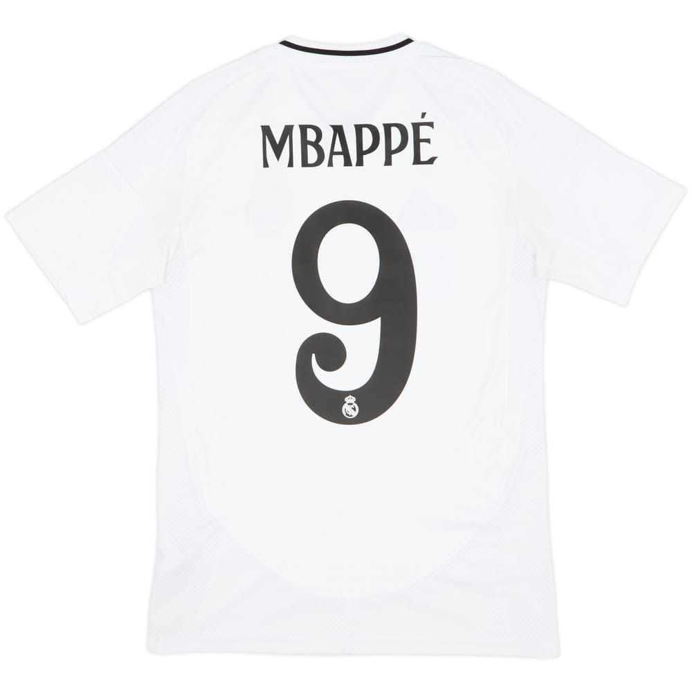 2024-25 Real Madrid Home Shirt Mbappe #9 - 8/10 - (S)