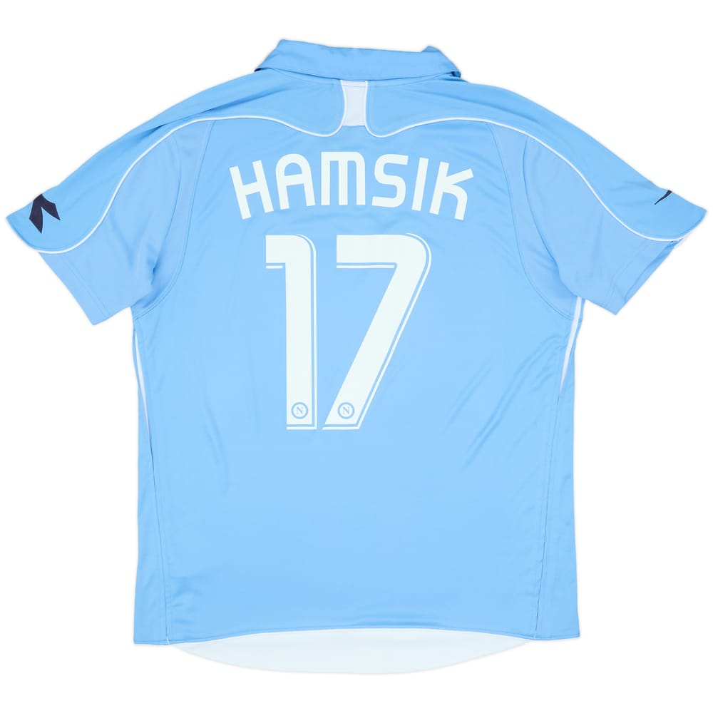 2008-09 Napoli Home Shirt Hamsik #17 - 9/10 - (L)