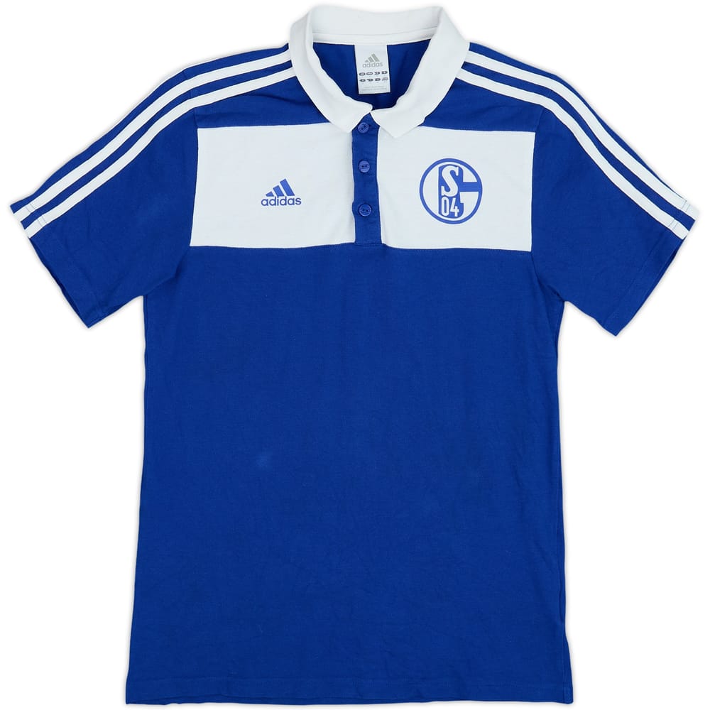 2010-11 Schalke adidas Polo Shirt - 6/10 - (S)