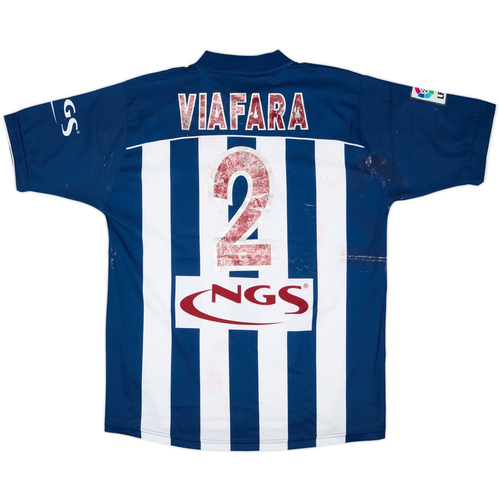 Camiseta de local del Real Sociedad 2004-06 firmada de Viafara #2 - 4/10 - (L)