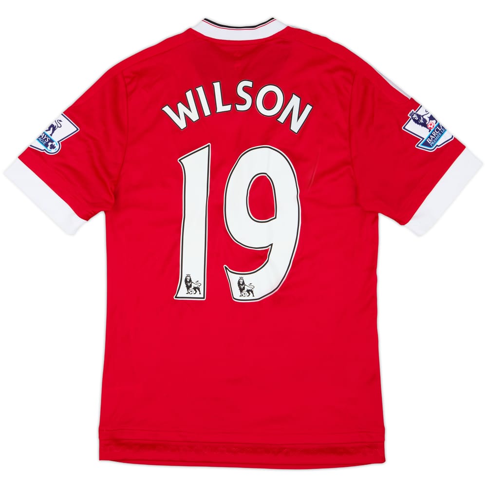 2015-16 Manchester United Player Issue Home Shirt Wilson #19 - 9/10 - (S/M)