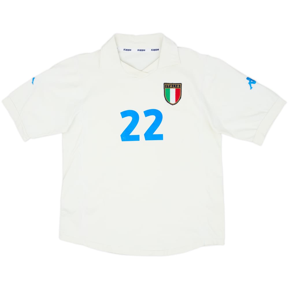 2002 Italy Women Match Issue Away Shirt #22
