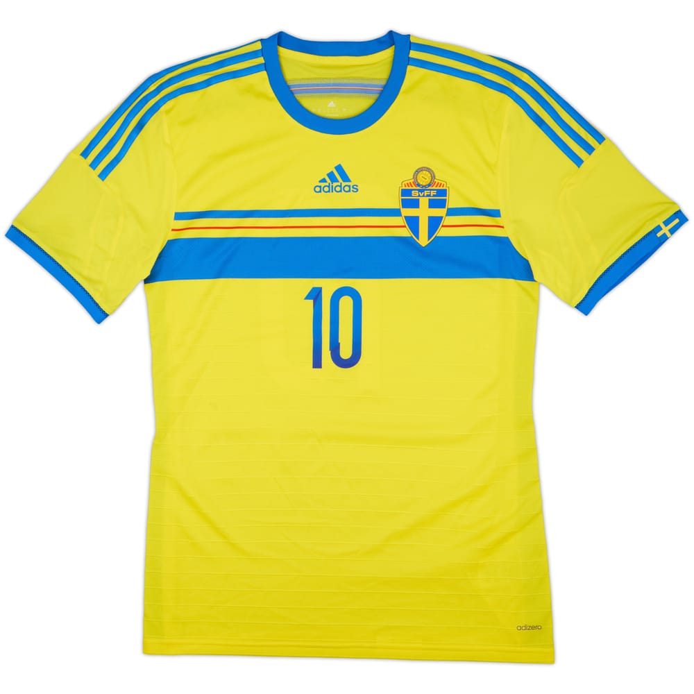 2014-15 Sweden Player Issue Home Shirt #10 - 8/10 - (L)